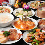 [Special Course] A gorgeous array of delicacies including shark fin, giant shrimp, and paiko