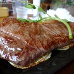 大笹牧場レストハウス まきばレストラン - 栃の木黒牛サーロインステーキセット