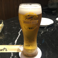肉や大善 大名古屋ビルヂング店 - 一番搾りプレミアム 648円