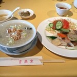 金寶來 - 八宝菜のランチ。ご飯はお粥なかなか旨い‼️
            