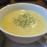 グルメカフェ六甲 - Setのスープ
