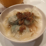 さ行 - 蓮根とあさりのワンタンスープ