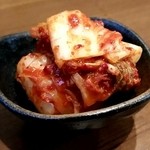 Sumibiyakiniku Gyu- - 白菜キムチ。300円