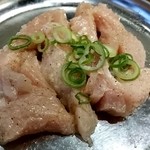 炭火焼肉 GYUー - 上ミノ。500円