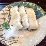 四万十川天然鰻の白焼き
