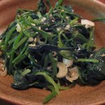 炭火串焼き「昌」 - ほうれんそうナムル(2010年8月)