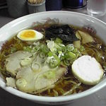 龍覚 - しょうゆラーメン（大盛）　750円