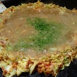 もんじゃ麦 - もんじゃ　出来上がり前