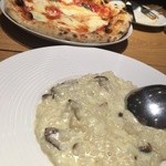 リアナパデッラ - チーズリゾットとマルゲリータ