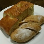 トラットリア クアルト - 【2016年3月夜コース】お替りOKのパン