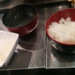 ライス・スープ・オニオンスライス（おかわり自由）