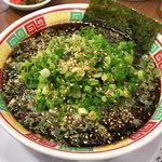 九州ラーメン　あばかん - 黒豚ラーメン＋ねぎ（２０１０年８月）