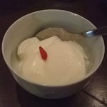 四川曹家官府菜　蜀　 - 定食の杏仁豆腐