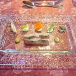 日和庵 - 本マグロとタイラギ貝のミルフィーユ　旬の野菜添え