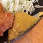 とんかつ 一 - 201603 一 ★ロースとんかつ（800円）★からし