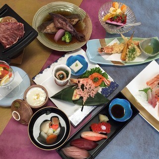 [Various kaiseki cuisine]