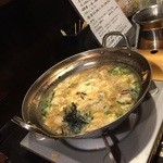 炭火焼鳥あずま - 締めは雑炊で