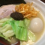 無銘 - 練り醤油らーめん味玉トッピング