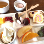 ファームレストラン　トマトの木 - 土日祝(¥1,700) デザート盛り付け例