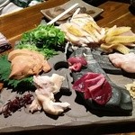 まこ家 - お造り盛り合わせ～♪