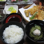 のれんと味 だるま料理店 - 天ぷら定食　１８４０円