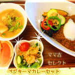 菜食健美 - ベジキーマカレーセット