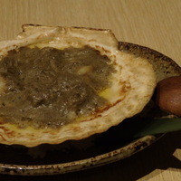 ホタテ貝かに味噌焼き