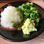 そばの里 丸屋 - 薬味