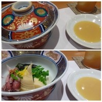 鮨 おさむ - 春を感じるお料理。「ほたるいか」「筍（合馬）」「ワカメ」など。「辛子酢味噌」で頂きますが、これが美味しい。