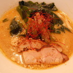 饗 くろ喜 - 鶏味噌わかめそば　１０００円