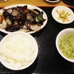 七福家 - 黒酢の酢豚定食！！ヾ(≧▽≦)ﾉ