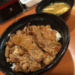 東京チカラめし - 焼き牛丼・並（４３０円）２０１６年３月