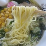 大勝軒 - コーンわかめラーメンのアップ
