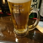 Sumibi Kusiyaki Kemuri - 生ビール