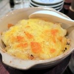 宝泉 - シーフードグラタン￥430