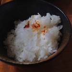 天照 - 特製辛味ダレをつけて。