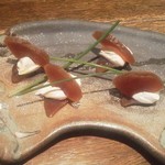 十彩 - マスカルポーネと奈良漬