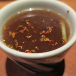 手打ち蕎麦 ほかげ - 蕎麦湯を楽しむ