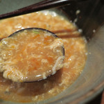 手打ち蕎麦 ほかげ - 玉子とじ啜る