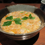 手打ち蕎麦 ほかげ - 温かい蕎麦 玉子とじ