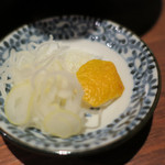 手打ち蕎麦 ほかげ - 〆啜りの準備完了