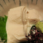 手打ち蕎麦 ほかげ - とろ湯葉刺し　ズームアップ