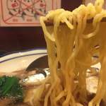 烈志笑魚油 麺香房 三く - かけラーメン