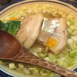 烈志笑魚油 麺香房 三く - 白壺ラーメン