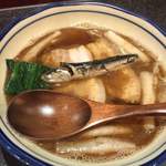 烈志笑魚油 麺香房 三く - かけラーメン