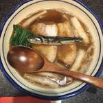 烈志笑魚油 麺香房 三く - かけラーメン