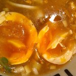 つけめんTETSU - 煮玉子　2010.08