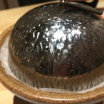 hachi - 福井ポークの陶版焼き。