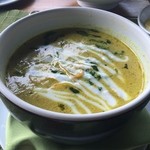 Riverside Terrace - 料理写真:グリーンカレー（ライスが付くが、ライス無しでオーダー）