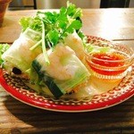 タイ屋台 キョンキョン - ポピアソット♪ライスペーパーが良い感じ!!